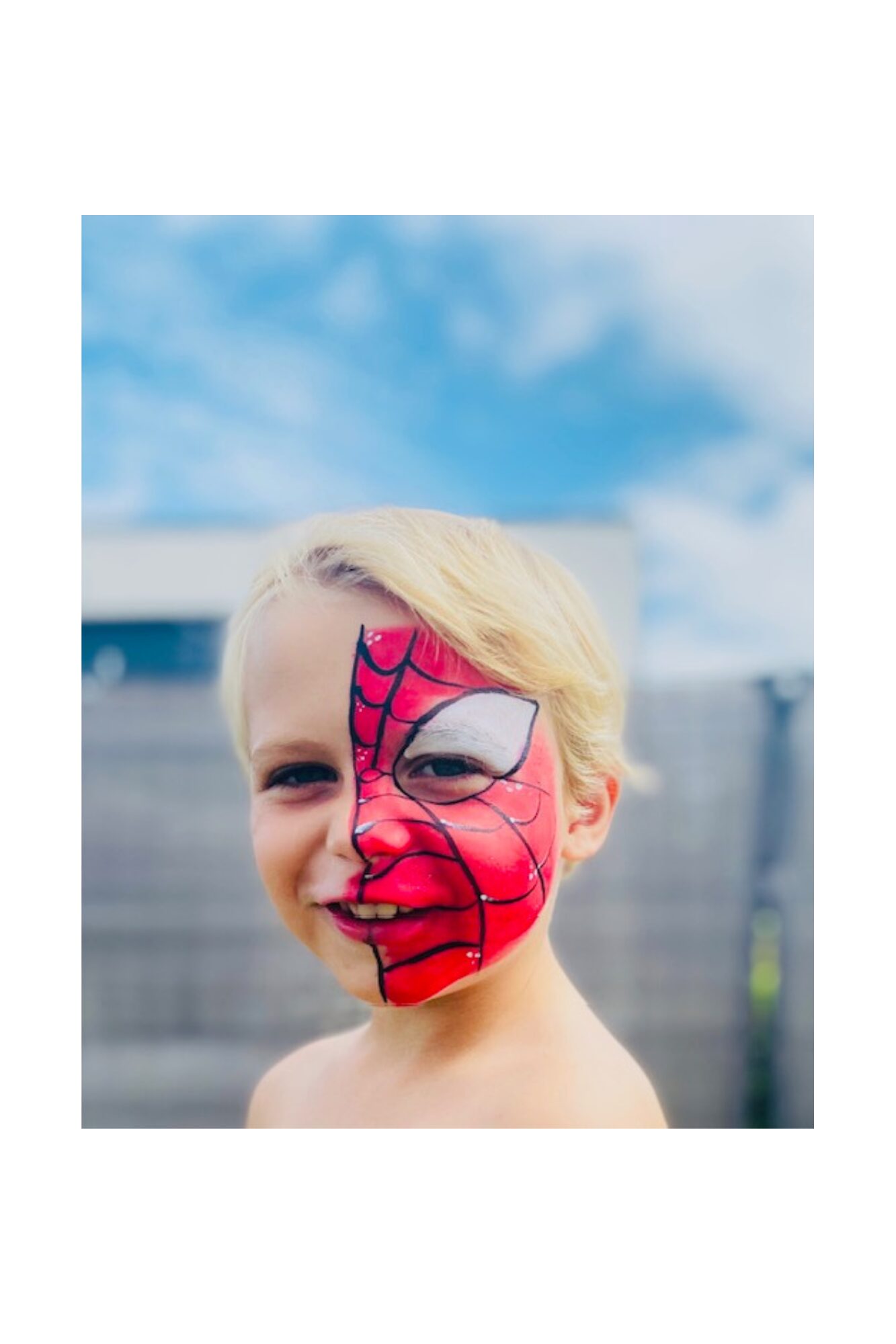 maquillage spiderman