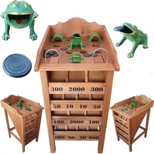 jeu en bois grenouille